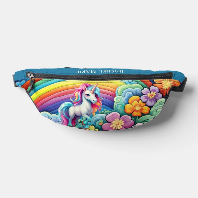Niedliche Mädchen unicorn geben den Namen Bauchtasche (Ablage )