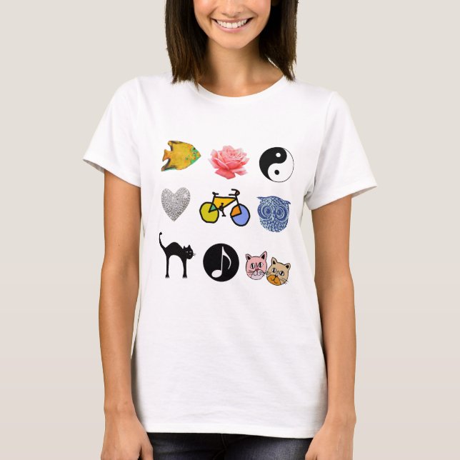 niedliche Mädchenideen T-Shirt (Vorderseite)