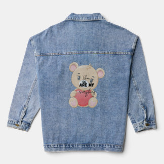 niedliche Mädchenjacken, Lieblingsmädchen Jeansjacke