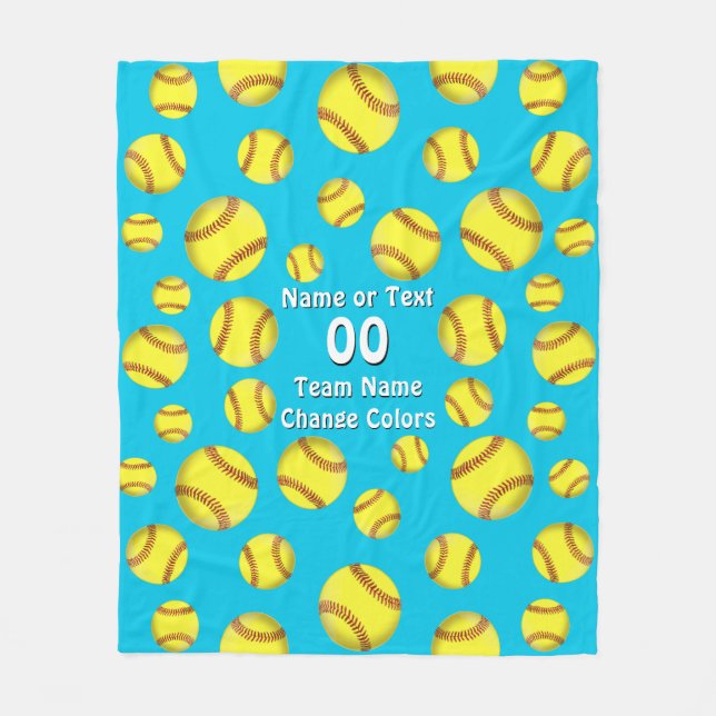 Niedliche Mädchenpersonalisierte Fleecedecke (Vorderseite)