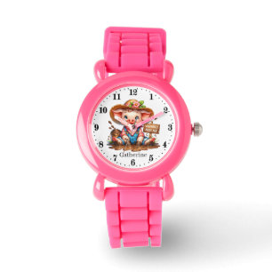 Niedliche Mädchenzähleruhr Armbanduhr
