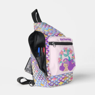 Niedliche Mädels Fantasie tragen Namen Crossbody Bag