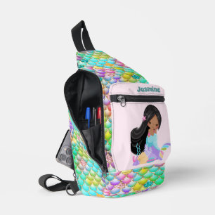 Niedliche Mädels Fantasie tragen Namen Crossbody Bag