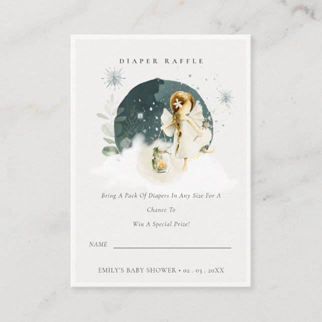 Niedliche Magische Friseursalzdusche Begleitkarte (Vorderseite)