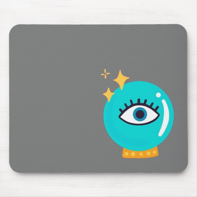 Niedliche magische Kristallkugel Mousepad (Vorne)