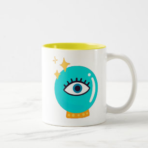 Niedliche magische Kristallkugel Zweifarbige Tasse