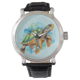 Niedliche Malerschildkröte Armbanduhr