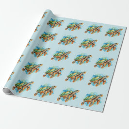 Niedliche Malerschildkröte Geschenkpapier