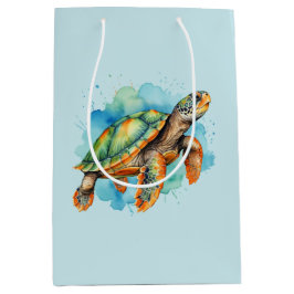 Niedliche Malerschildkröte Mittlere Geschenktüte