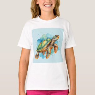 Niedliche Malerschildkröte T-Shirt