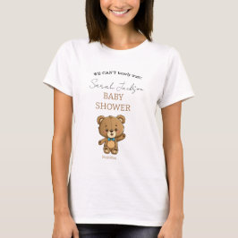 Niedliche Mama als Teddy Bear Baby Dusche T-Shirt