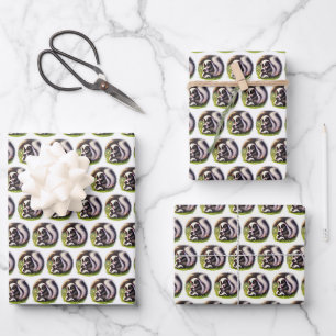 Niedliche Mama Babybettdecke individuell anpassbar Geschenkpapier Set