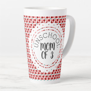 Niedliche Mama der Anzahl der Kinderdots ohne Schu Milchtasse