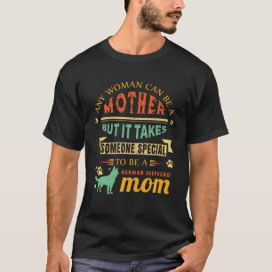Niedliche Mama der Deutschen Schäferhirte K9 Poliz T-Shirt