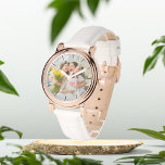 Niedliche Mama Hinzufügen Ihres Fotos eWatch Armbanduhr<br><div class="desc">Geschenk für sie,  für die Ehefrau der Mutter</div>