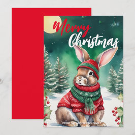 Niedliche MAMA Kaninchen Weihnachten Weihnachtsnam
