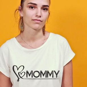 Niedliche Mama Mommy und ich höre, dass Set überei T-Shirt