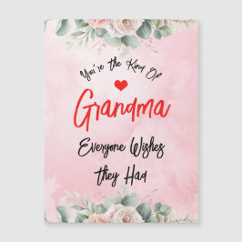 Niedliche Mama Muttertag Liebliche Oma Custom Card Magnetkarte