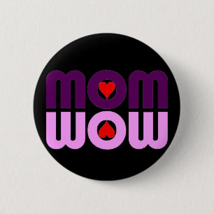 Niedliche Mama Reflexion mit Herzen Button