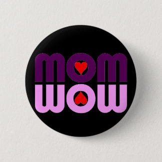 Niedliche Mama Reflexion mit Herzen Button