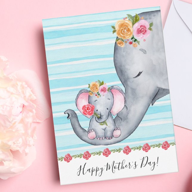 Niedliche Mama und Baby Mother Day Karte (Cute Mother's Day Card)