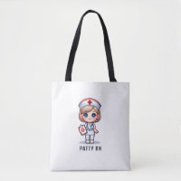Niedliche Manga Blonde Nurse Karikatur Personalisi