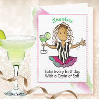 Niedliche Margarita Ethnic Female Cartoon Geburtst