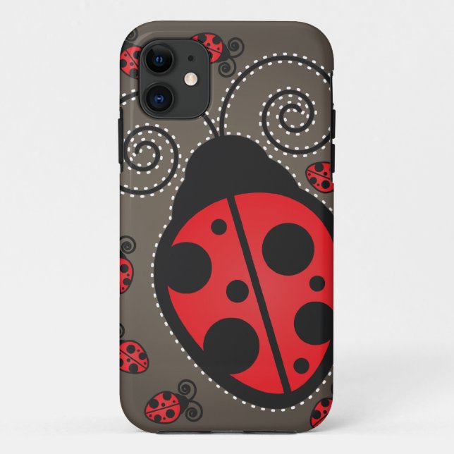Niedliche Marienkäfer iPhone 5 Case-Mate Hülle (Rückseite)