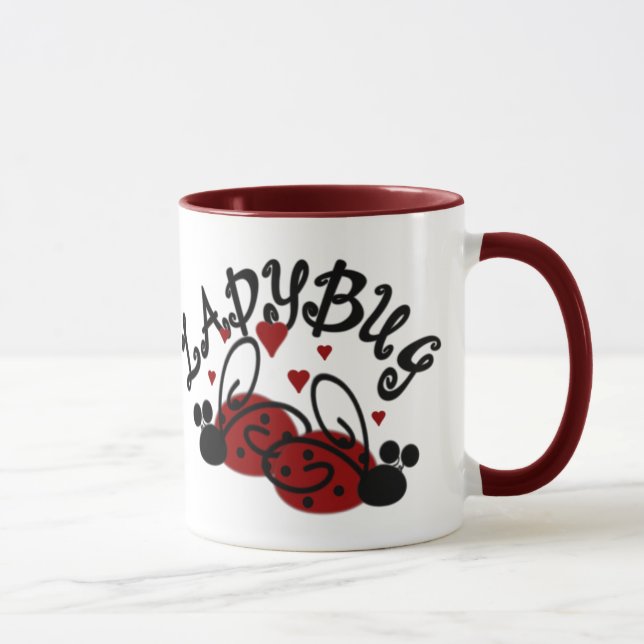 Niedliche Marienkäfer-Kaffee-Tasse Tasse (Rechts)