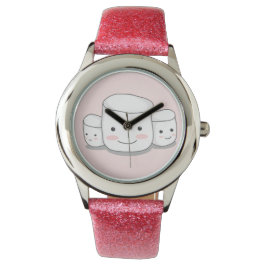 Niedliche Marshmallows Armbanduhr