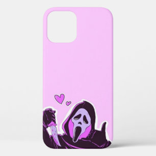Niedliche Maskenmaske auf rosa Hintergrund Case-Mate iPhone Hülle