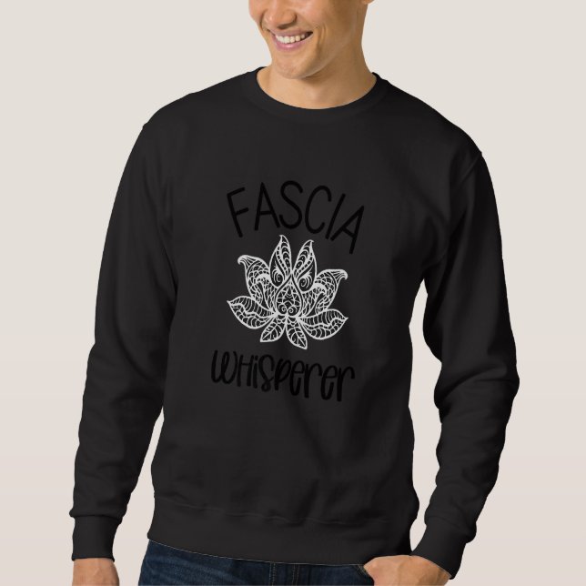 Niedliche Massage Therapie Fascia Whisperer Myofas Sweatshirt (Vorderseite)