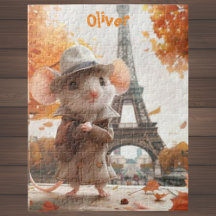 Niedliche Maus am Sonntag in Paris