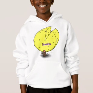 Niedliche Maus mit Cartoon-Abbildung Hoodie