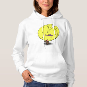 Niedliche Maus mit Cartoon-Abbildung Hoodie