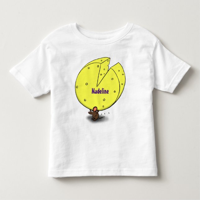 Niedliche Maus mit Cartoon-Abbildung Kleinkind T-shirt (Vorderseite)