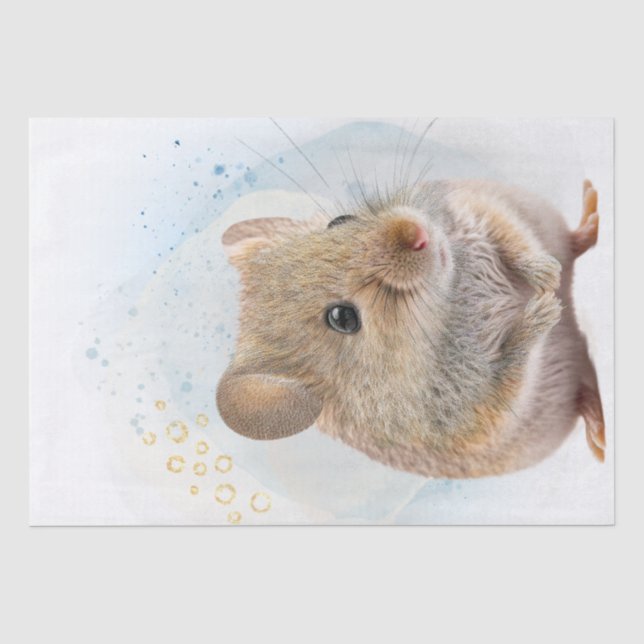 Niedliche Maus Seidenpapier (Vorderseite)