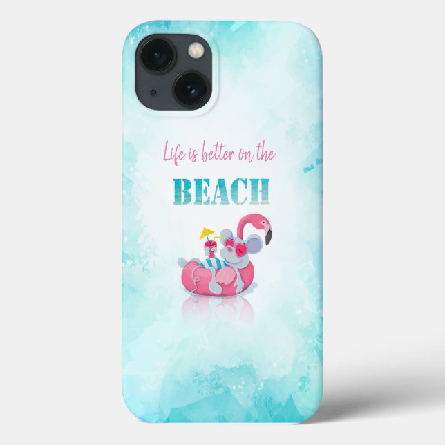 Niedliche Maus Stilvoller Strand Case-Mate iPhone Hülle (Rückseite)