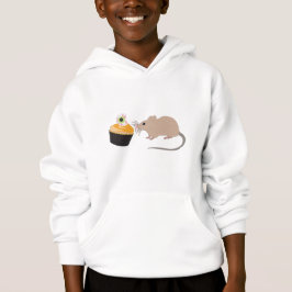 Niedliche Maus zu Halloween Eyeball Cupcake Hoodie