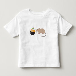 Niedliche Maus zu Halloween Eyeball Cupcake Kleinkind T-shirt