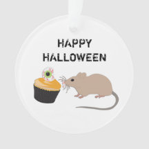 Niedliche Maus zu Halloween Eyeball Cupcake
