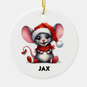 niedliche Mäuse Keramik Ornament