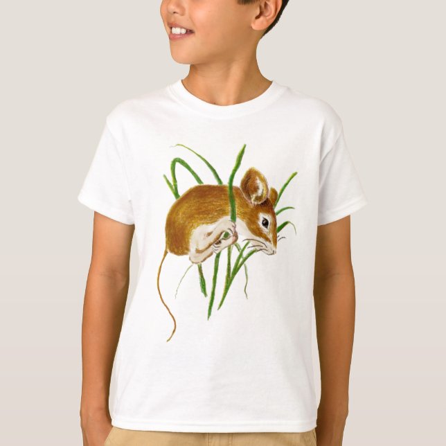 Niedliche Mäuse, Wasserfarbe Tierart der Maus T-Shirt (Vorderseite)