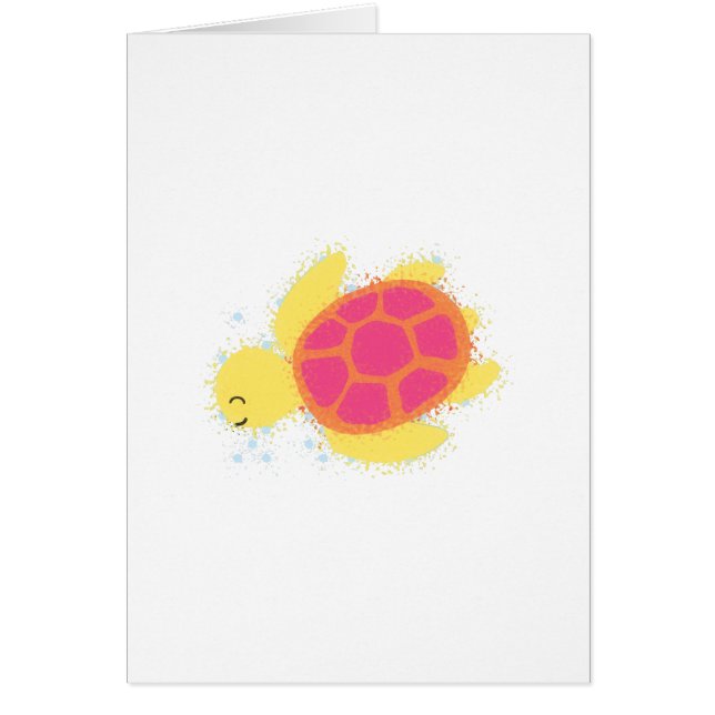 Niedliche Meeresschildkröte (Vorne)