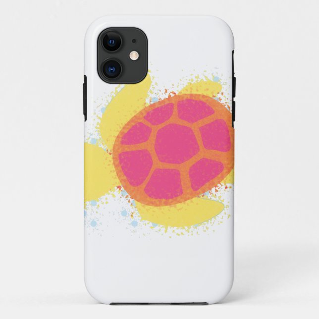 Niedliche Meeresschildkröte Case-Mate iPhone Hülle (Rückseite)
