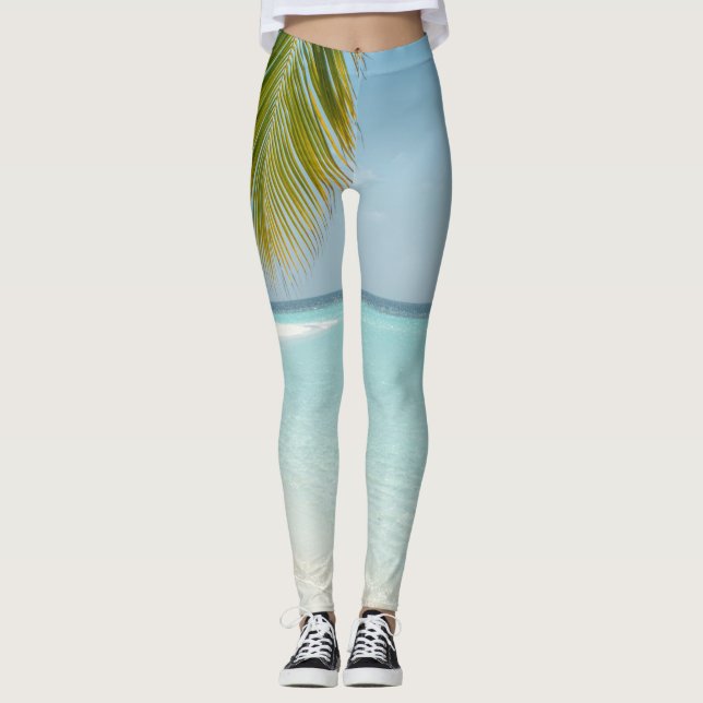 Niedliche Meerestiere Leggings (Vorderseite)
