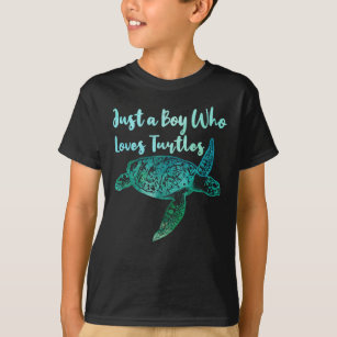 Niedliche Meereswasserfarbe Nur ein Junge, der Sch T-Shirt