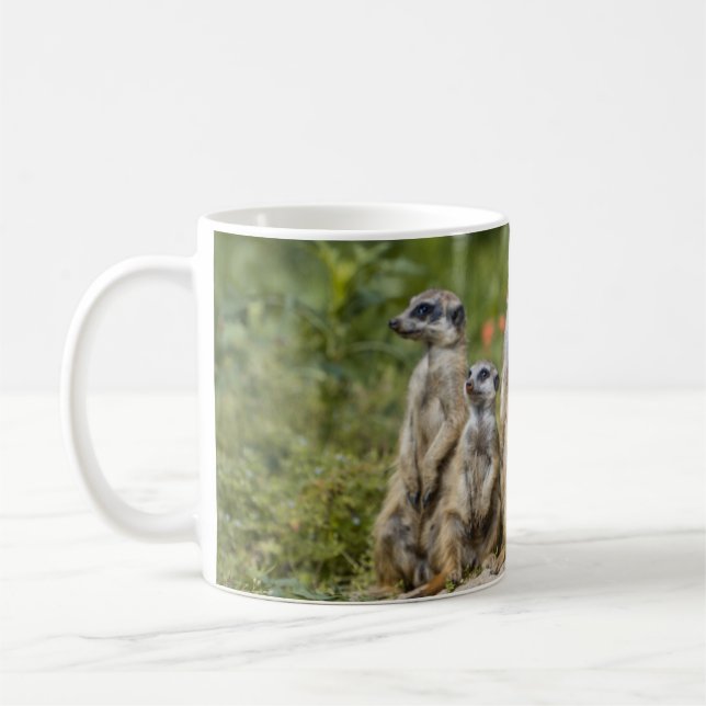 Niedliche Meerkats Kaffeetasse (Links)