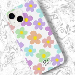 Niedliche mehrfarbige Retro-Gänseleber Case-Mate iPhone 14 Hülle
