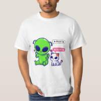NIEDLICHE MEOKATZE MIT ALIEN